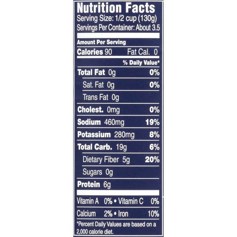 BUSH'S BEST 15.8 oz Canned Purple Hull Peas, Source of