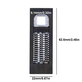 HAFRILY 1 Pair Door Handle Spring UPVC Handle Springs Replacement Cassettes for Office Home Spring Door Stop Sagging Handles Door