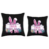 Layla Bunny Ears & Eggs Happy Easter Day Girls Throw