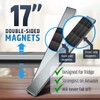17" Premium Magnetic Knife Holder for Refrigerator (Double-Sided Heavy-Duty Magnets)
