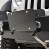 ZORASEN Universal Front License Plate Frame for 10" Winch Hawse