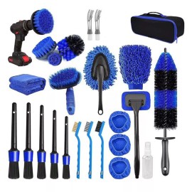unbranded 26Pcs Car Detailing Brush Set Drill not include
