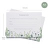 ANGEL & DOVE Pack of 25 Funeral Attendance Cards -