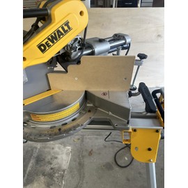 Carve Tech Miter Saw Zero Clearance Fence | Compatible with Dewalt Sliding Compound Miter Saws DHS780, DHS790, DWS779, DWS782 and DWS780 Dewalt Miter Saw Acessory. Hardware Included. Made In USA