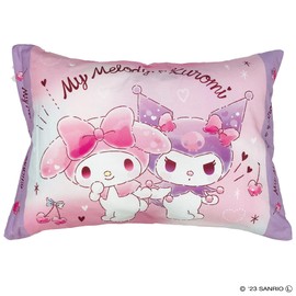 MORIPiLO 4621224 Morishita Children's Pillow Cover, Sanrio, My Melody, For Kromi-chan, Approx. 15.7 x 11.8 inches (40 x 30 cm), Washable, Sanrio Character Goods, Purple