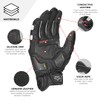 ViaTerra Shifter Short Leather Motorcycle Riding Gloves | Knox SPS