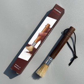 Coffee Grinder Cleaning Brush, Espresso Machine Brush Cleaner Tool with Wooden Handle and Natural Bristles for Barista Home Kitchen