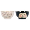 CoolChange Cute Japanese Rice Bowl Set | Hand Painted |