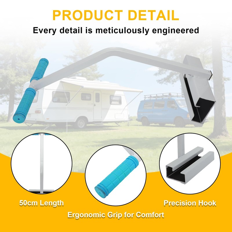Pop-Top Roof Lifter Lever M8 for Camper Vans