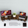 Zimilar Dual Monitor Stand Riser, Monitor Stand with Adjustable Length