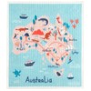 RetroKitchen Swedish Dish Sponge Cloth - Australia Map