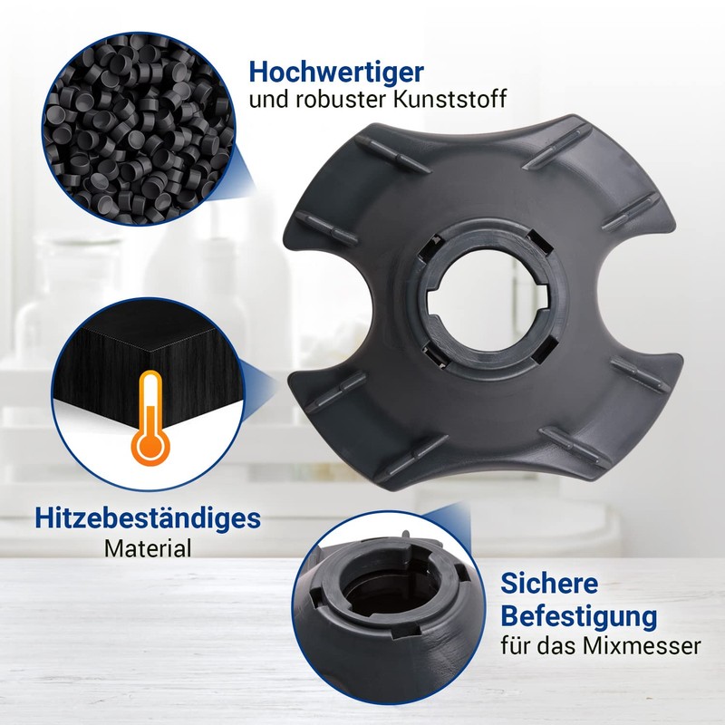 VIOKS Blade Insert Base Replacement for Mixing Pot Foot from