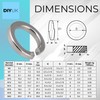 Spring Lock Washers M14 (14mm) Pack of: 50 Steel Zinc