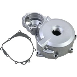 Prefer Warehouse Left Side Engine Stator Magneto Cover Case w/Gask Compatible with Suzuki DRZ400E 2002-2007, DRZ400S 2002-2020, DRZ400SM 2005-2020 Replaces 11483-29F00 11351-29F60