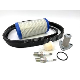 Tune Up Kit Compatible on 2006-2007 EZGO TXT 295/350cc - Drive Belt, Starter Belt, Air Filters, Oil Filter, Fuel Filter, Spark Plugs