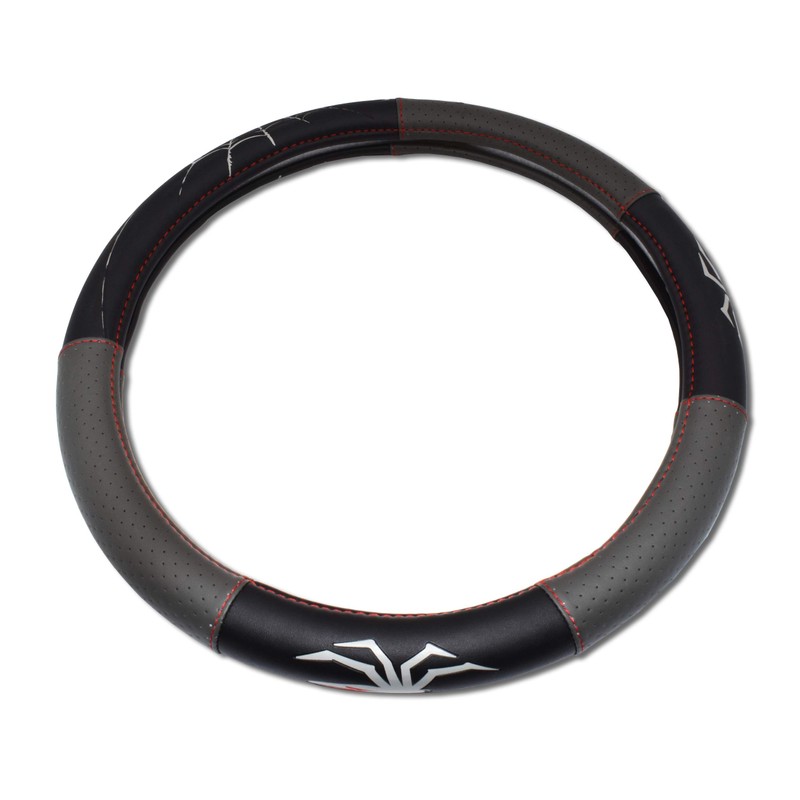 Elektroplate Metalhead Spider Premium Steering Wheel Cover - Medium, Fits