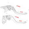 Goxmoto Motorcycle Short Brake Clutch Levers Compatible with H.onda CBR650R