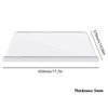 Acrylic Chopping Board Transparent Non Slip Cutting Board with Lip