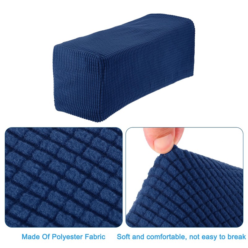 sourcing map 2pcs Stretch Armrest Covers for Chairs/Sofas, Couch Arm