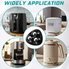 12 Pcs Rollers for Appliances Countertop, 360° Small Appliance Rollers