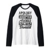 Apology Accepted. Access Definitely Denied. - Funny Raglan Baseball Tee