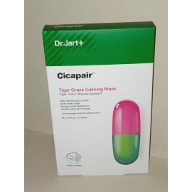 Dr.Jart+ Cicapair Tiger Grass Calming Masks 1 Box = 24g .84 x 5 Sheets
