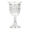 iplusmile 1Pc Elegant Rose Pattern Metal Goblet Small Drinking Cup