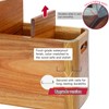Wooden Kitchen Utensil Holder Organizer for Counter or Countertop, Large