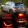 Huray Left Outer Tail Light Fit for Jeep Compass 2017-2021