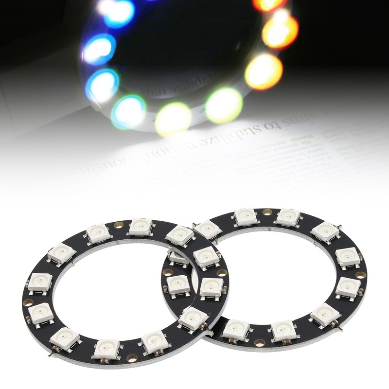 Create idea 5pcs RGB LED Ring 12 Bit RGB LED