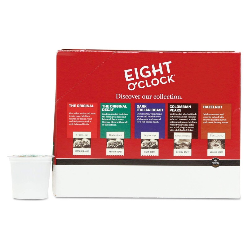 Eight O'Clock 6425 Original Decaf Coffee K-Cups, 24/box