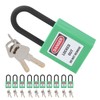 10Set 38mm/1.5in Safety Padlock Engineering Insulation DustProof for Factories Construction