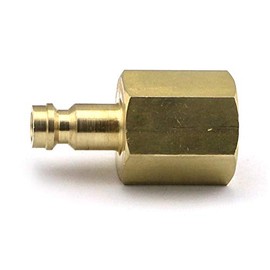 WeldingCity Quick Gas Connect Adapter Female 5/8"-18 RH B-size to Male Gas Plug 0.355" (9mm) Replacement for CK-QDGAP