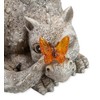 Evergreen Garden Baby Dragon Statue with Butterfly Solar Light |