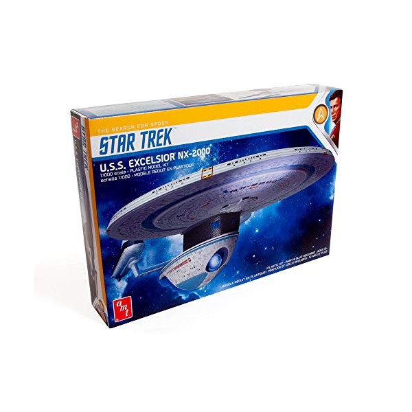 AMT 1:1000 Star Trek U.S.S. Excelsior, Multicolor