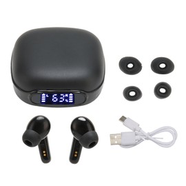 Language Translator Bluetooth Earbuds 84 Languages High Accuracy Noise Reduction Translator Device with Speakers Black