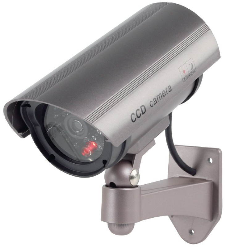 Konig Professional Dummy Outdoor Camera Flashing LED - Metalic Brown