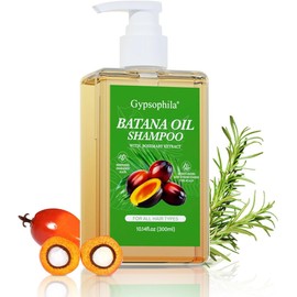Batana Oil Hair Growth Shampoo, Rosemary Shampoo – Nourishing & Rejuvenating for Softness & Volume, Suitable for Men & Women, Reduces Hair Loss (10.14 floz)