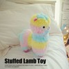 Soft Stuffed Animal Lamb Toy Comfortable Touch Cute Multi Color
