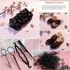 1209PCS Ligas para Cabello,Ligas Elásticas para Niñas y Mujeres, Set