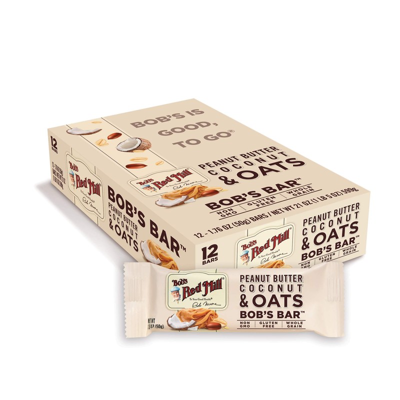 Bob's Red Mill 12pk Peanut Butter Coconut & Oats Bar,