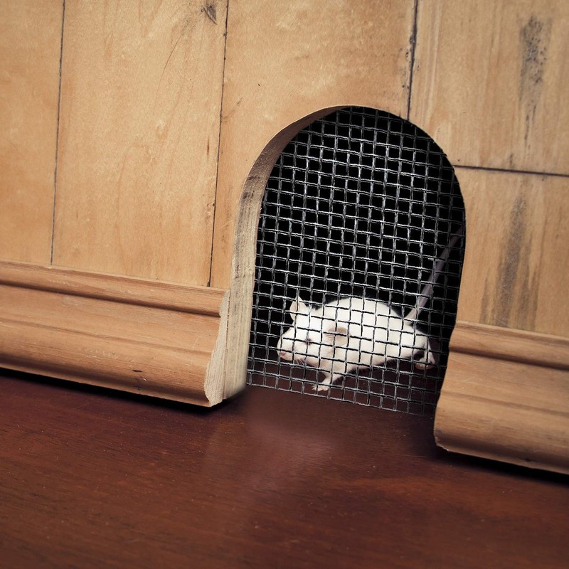 SATINIOR 2 Packs Stainless Steel Woven Wire Mesh Rodent Proof