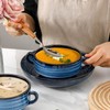 Hasense French Onion Soup Bowls with Handle, 24 oz Ceramic