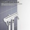 Steuerventil Doppelschalter Steuer T-Ventil Stromteiler Verchromung Steuerventil Bidet WC-Eckventil G1