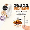 Halloween Stickers Roll 1000pcs, 2.5cm Round, 12 Spooky Patterns