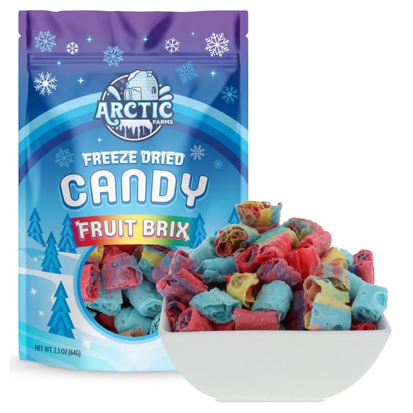 Arctic Farms Freeze Dried Candy Fruit Roll Bagged and Boxed