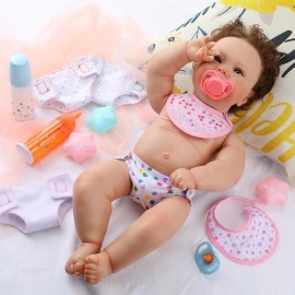 10Pcs Baby Doll Accessories Set Include Disappearing Milk and Juice Bottles Gift
