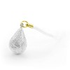 Barzaz Suikin Bell, Rooted Strap, Amulet, Bell, Water Drop, Silver,