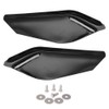 HIYOYO Vivid Black Mid-Frame Air Deflector Heat Shield Trim Cover
