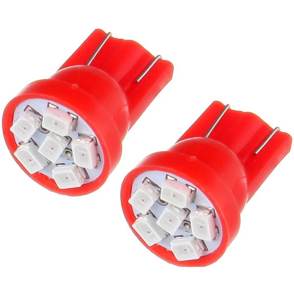 Cardoor_parts Red T5 T10 74 194 LED Instrument Cluster Gauge
